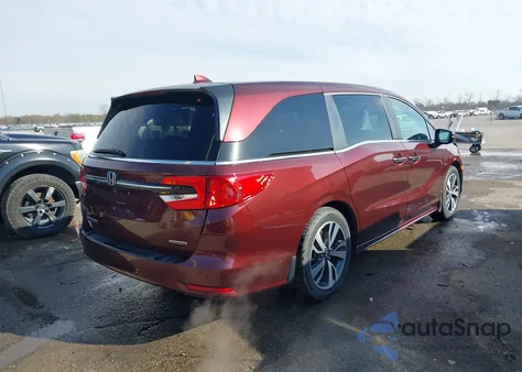 2021 Honda Odyssey Touring z USA, uszkodzony, nr VIN 5FNRL6H87MB021673